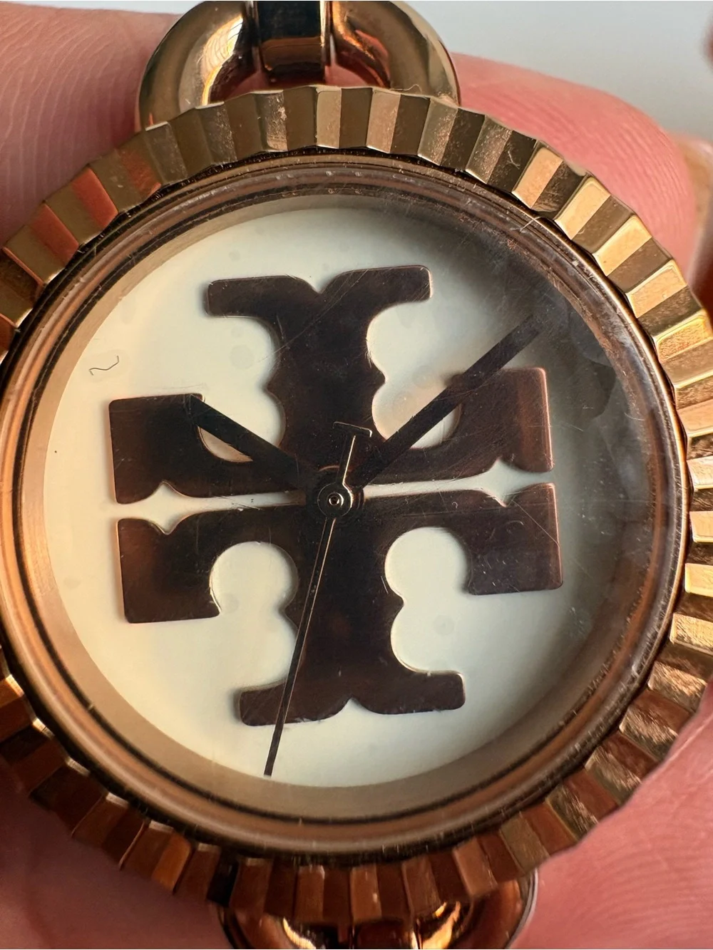 Tory Burch The Miller Rose Gold Stainless Steel Bangle Bracelet Watch TBW6015